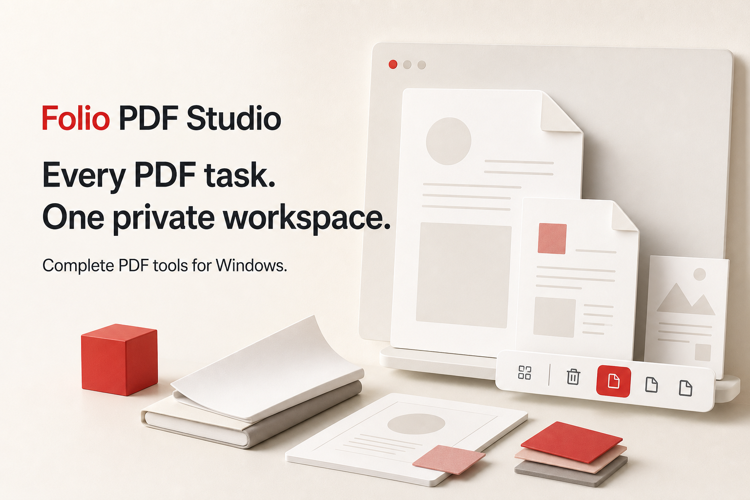 Folio social card for Folio PDF Studio